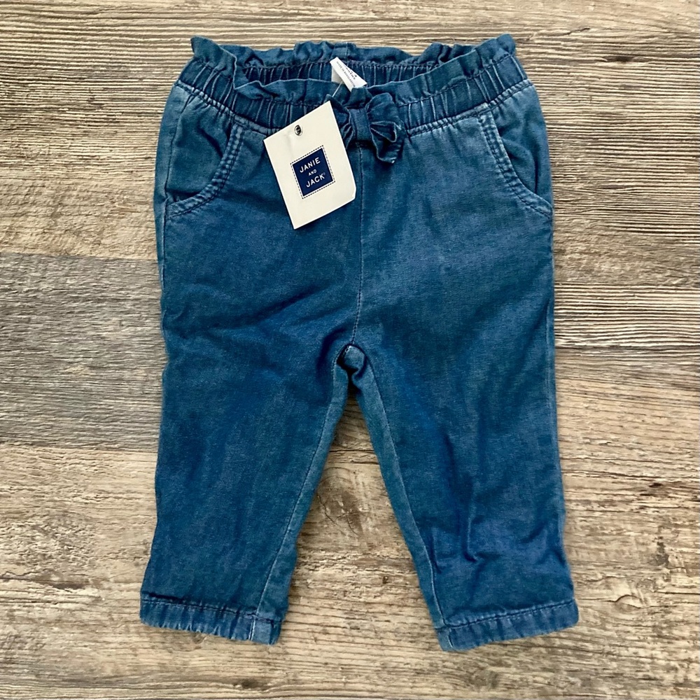 NWT Janie and Jack Infant Blue Jeans - 0-3 months